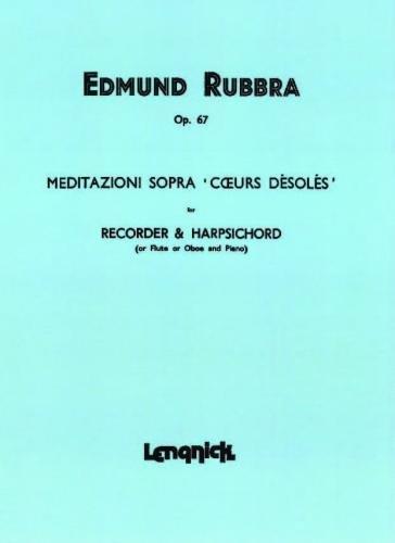 Meditazioni Sopra 'Coeurs Désolés', Op. 67